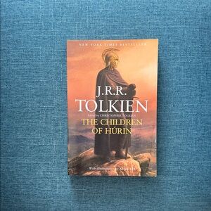 J.R.R. Tolkien "The Children of Húrin" Paperback - Orange Cover